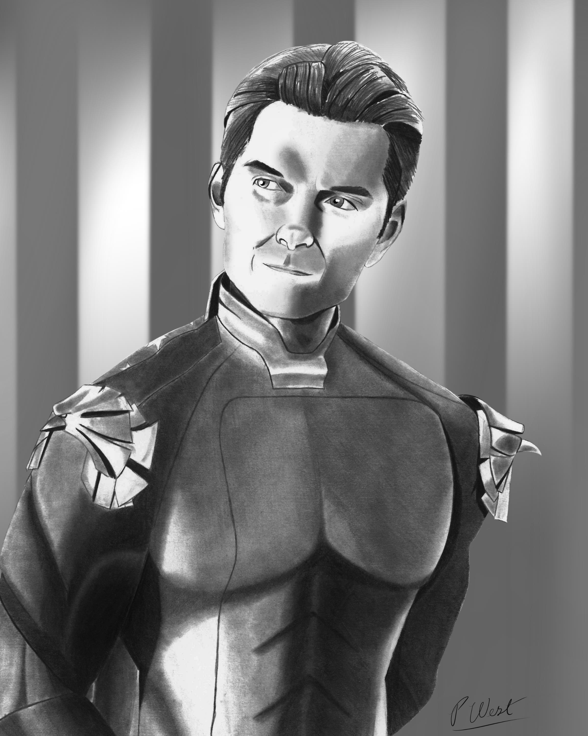 This is a print of Homelander